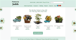 Desktop Screenshot of flowersbyjudith.com